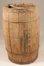 Vintage Nail Keg 18" Metal Wire From Ingersoll-Rand CO. NJ Ship to Nashville.