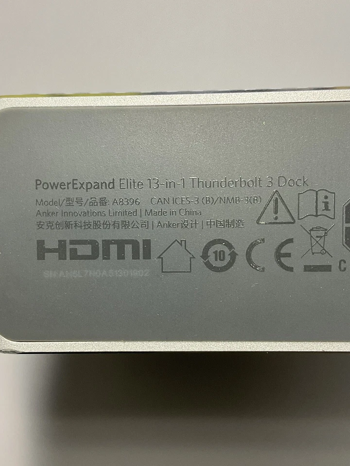 Anker A8396 Docking Station 577 Powerexpand Elite 13-in-1 Thunderbolt 3 4K 85W - Image 4 of 4