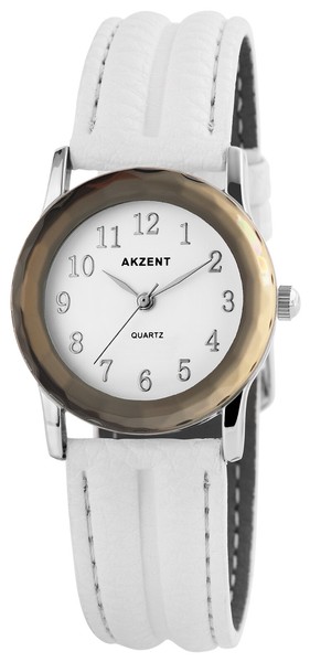 Akzent Damenuhr Analog Armbanduhr Lederimitationarmband Lederimitationband 3 Atm-image