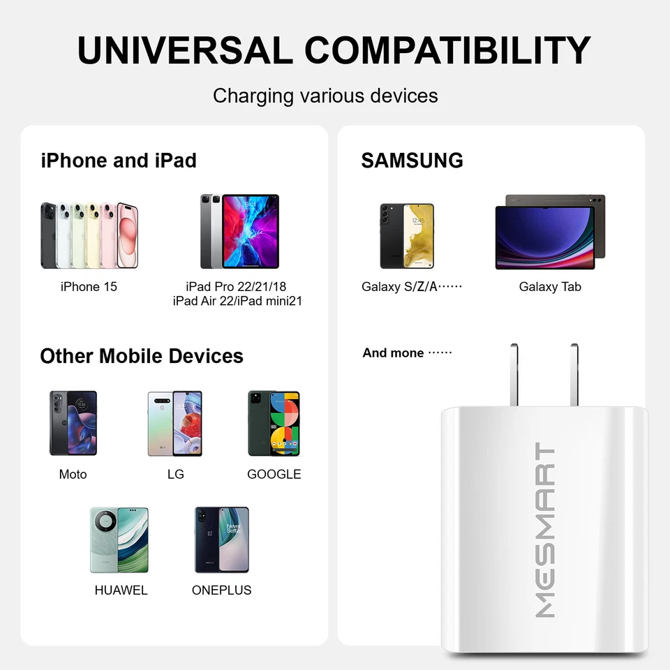 For Google Pixel 8 7 6 Pro 8a 7a 6a 5a 4 Fast PD Wall Charger USB-C Type C Cable - Image 3 of 4