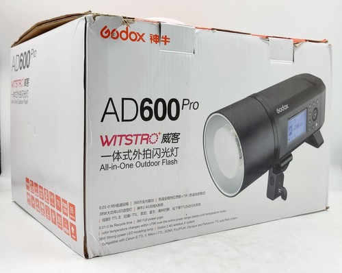 Godox AD600 Pro Wistro All-In-One Outdoor Flash TTL 600Ws 38W LED Lamp 2.4G - Picture 6 of 6