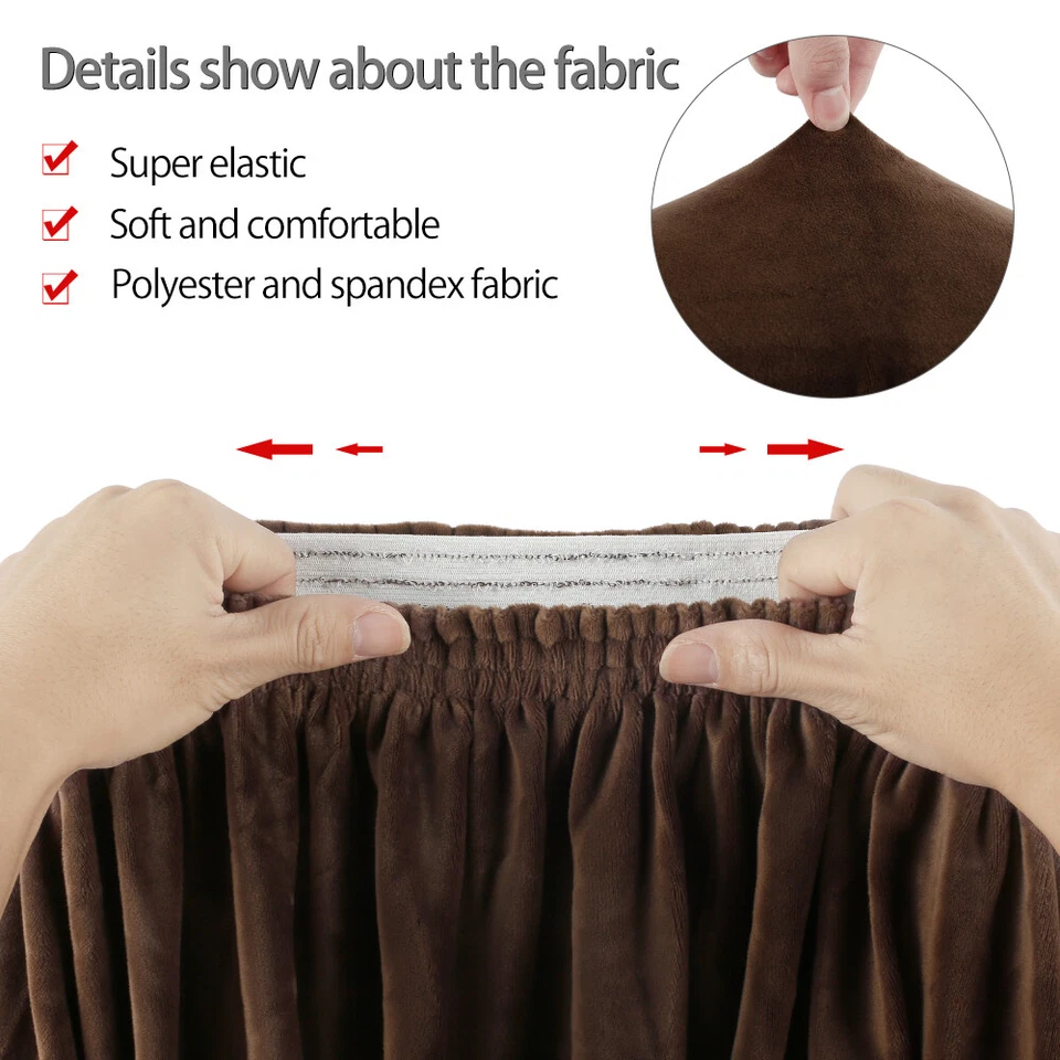 Slipcovers Tub Chair Covers Elastic Polyester Fabric Armchair Sofa Seat Cover NM - image 3 of 4