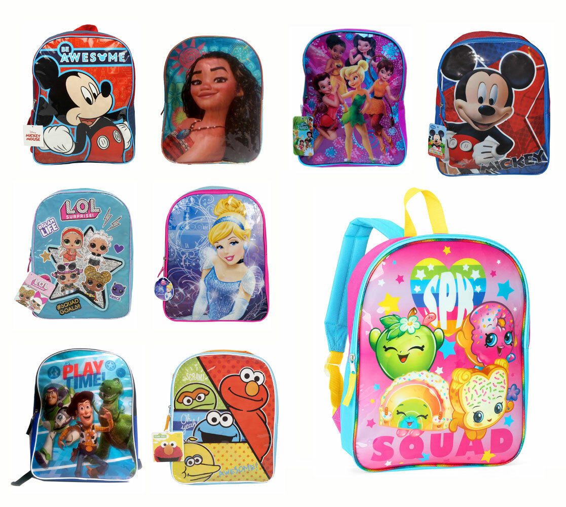 Disney Large School Backpack Book Bag for Kids Girls Boys Mickey