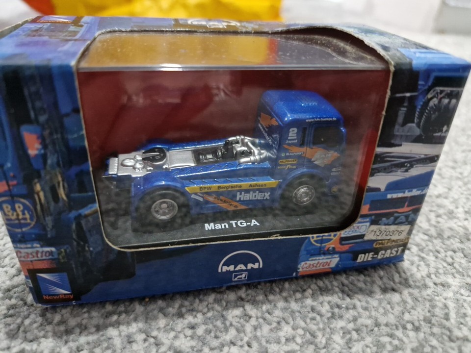 New Ray NewRay MAN TGA Truck Racing 187 Mint in Box eBay