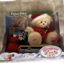 VTG Briarberry Collection 1999 Christmas Berrykris Sleigh Bear Fisher Price