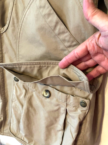 Cabelas giacca da campo da caccia fattoria ranch GRANDE tela marrone cappotto da fienile molto BELLO - Foto 5 di 17