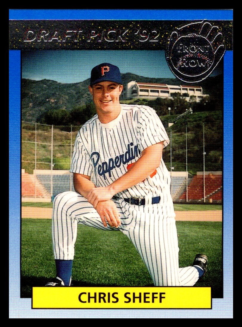 1992 Front Row Draft Picks Silver #59 Chris Sheff