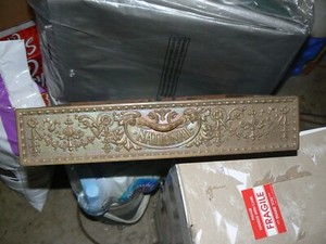 National Cash Register Drawer with Bronze/Brass Plate Rare