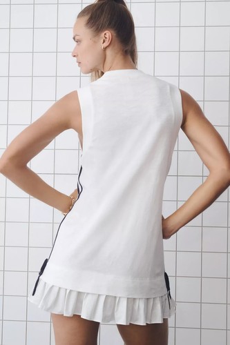 Anthropologie Gola x Anthropologie Sun's Out Mini Dress size XL new nwt ivory - Picture 3 of 5