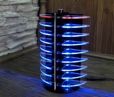LED RGB VU-Meter Equalizer LED DJ Disco Lichter Blau Licht Effekte LM3914 VIDEO