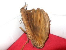 VINTAGE RAWLINGS CESAR CEDENO LEATHER SOFTBALL GLOVE-MITT  BASKET WEB- RHT #L64G