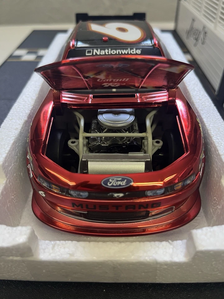 Ricky Stenhouse Jr 2012 autografiado color rojo cromo #6 Cargill Ford 55/100 Foto 4 de 4