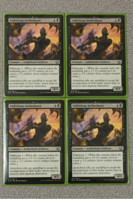 MTG MAGIC THE GATHERING AMBITIOUS AETHERBORN 4X - KALADESH - COMMON - NM
