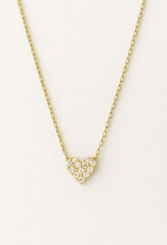 Beautiful Heart Pendant Necklace 925 Sterling Silver/Gold Women Girls Jewellery - Picture 10 of 10