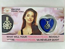 Precious Pearl LOTUS Gift Necklace  Pendant Mystery Pearl O