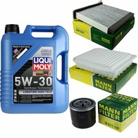 Inspektionskit Filter Liqui Moly ÖL 5L 5W-30 FüR Mitsubishi Grandis Na_W 2.4