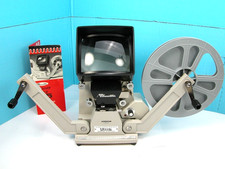 Rare  Working Top Of The Line Professional SUPER-8 VIEWER/EDITOR W/Reel Nice 