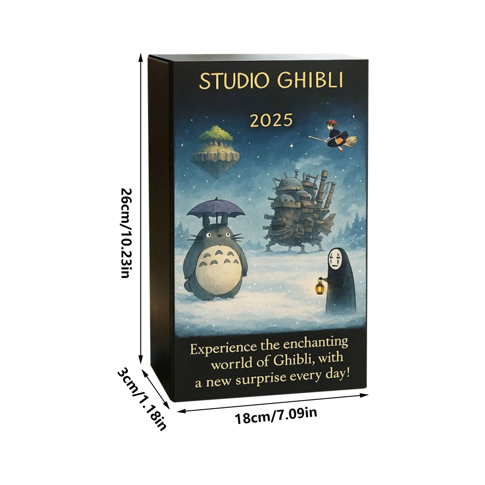 2025 Classic Studio Ghibli Anime Advent Calendar 24 Days Collectibles Decoration