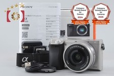 "Count 2,343" Sony ILCE-6000 Silver 24.3MP 16-50 Lens Japanese Language Only