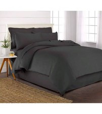 King Duvet Cover Set, 3 Piece, 100 Organic Viscose, Luxuriously Soft Cooling,
