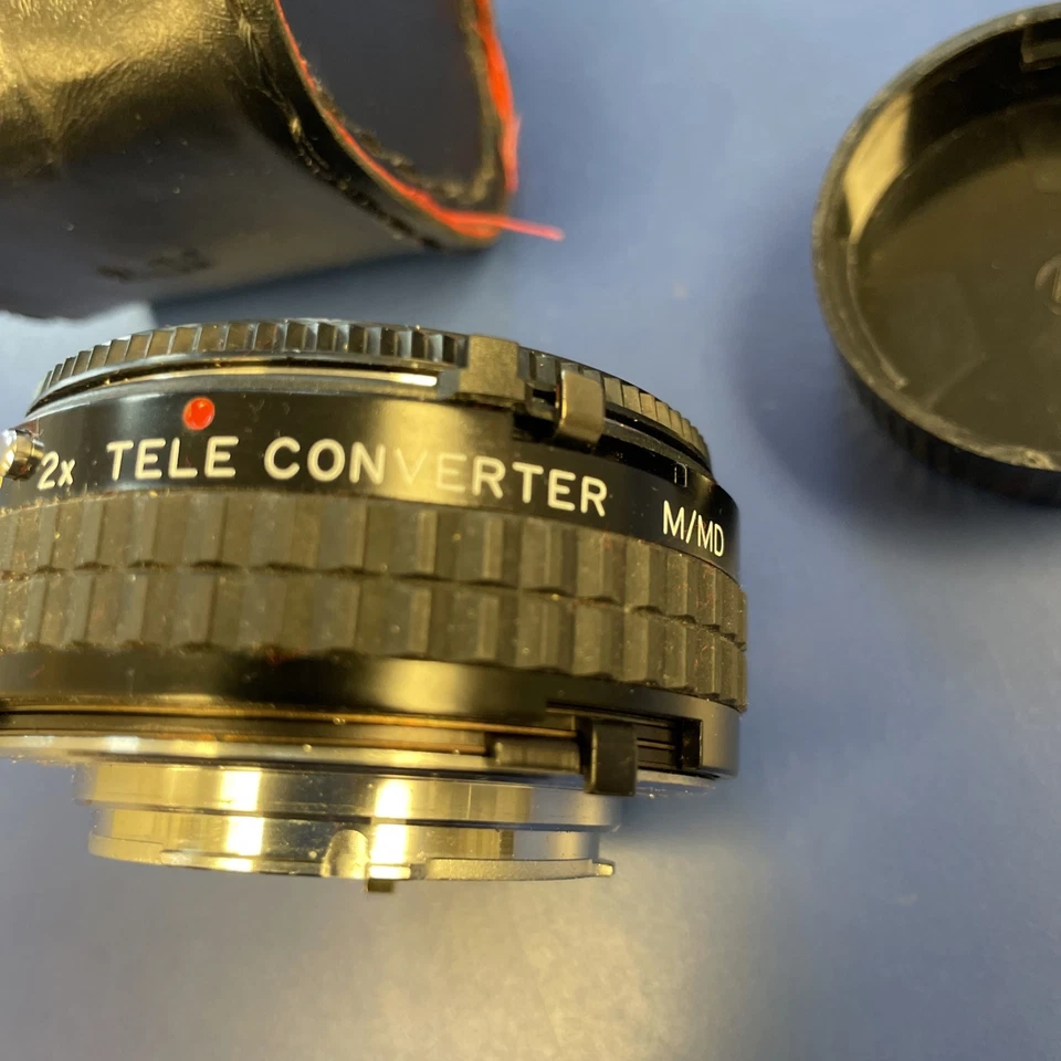 Kalimar 2x Tele Converter M/MD Lens With Caps And Case - Image 4 of 4