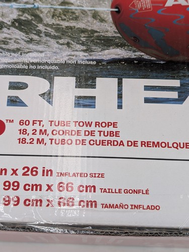 Airhead Skip Tube Tow Rope with Booster Ball For  1-4 Riders New Factory Sealed - Foto 6 di 11