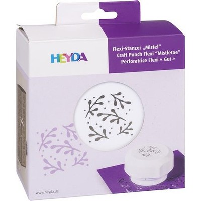 Heyda 'All-Over the Page' Magnetic Flexi Craft Punch - Mistelzweig