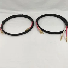 OYAIDE ACROSS 3000 SGB 1.5in Speaker Cable Banana Plug Pair Used
