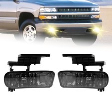 For 1999-2002 Chevy Silverado 1500 2500hd 00-06 Tahoe Suburban Smoked Fog Lights