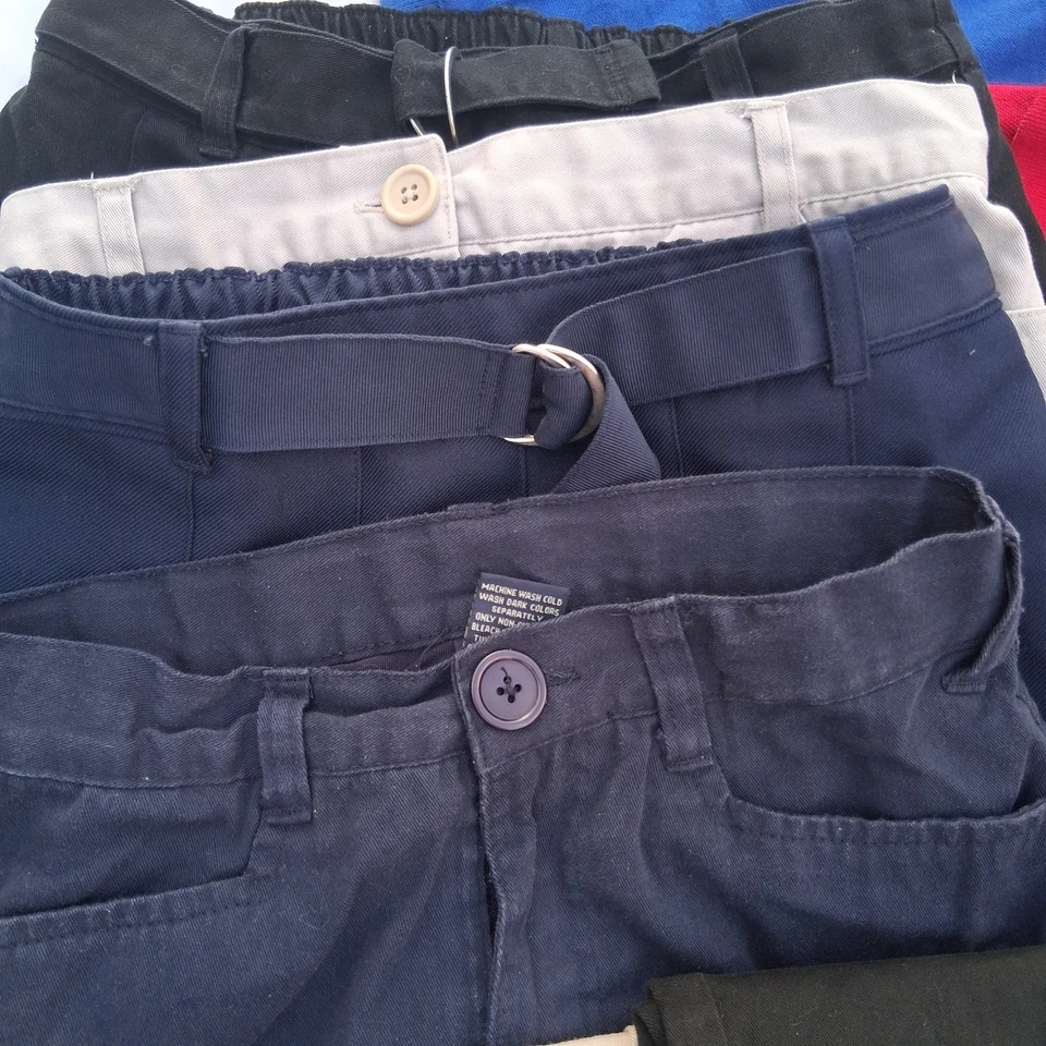 School Uniform Skirts, Pants, Shorts, And Shirts Girls Size 10/12. - Image 2 of 4