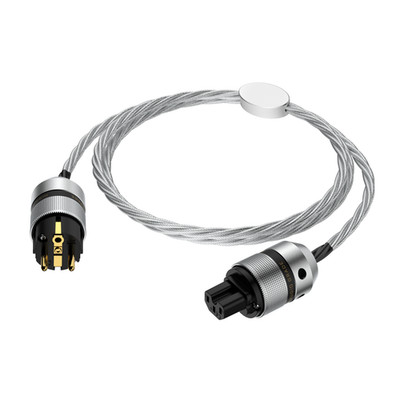 HI-End OCC Silver Plated US EU AU Power Cable audiophile power cord