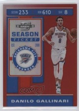 2019 Panini Contenders Optic Season Ticket Red Prizm Danilo Gallinari #93 12yh