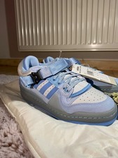 Size 7.5 - Bad Bunny x adidas Forum Buckle Low Blue Tint