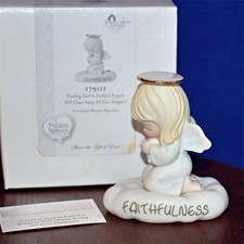 Precious Moments CHAPEL EXCLUSIVE FAITHFULNESS Fruit of the Spirit Angel 179111