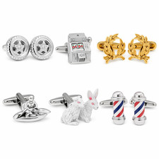 Men’s Novelty Cufflinks – Choose Your Style – 250 Designs – Gift for Him