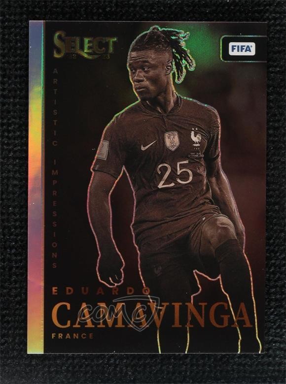 2022-23 Panini Select FIFA Artistic Impressions Eduardo Camavinga #8 0ms6