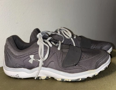 Zapatos para correr Under Armour Micro G Renegade para mujer talla 8,5 gris blanco - Imagen 1 de 4