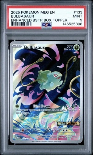 Bulbasaur box topper stamp #133 2025 Pokemon Mega Evolution