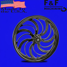 Black Chrome Harley Touring 21" Front Wheel * Creeper * *Made in the USA*