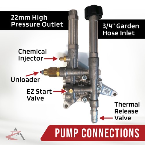 OEM AR 7/8" Albero 2600 PSI POMPA LAVATRICE SRMW22G26-EZ, SRMW22G26EZ, RPW2G19D - Foto 5 di 9