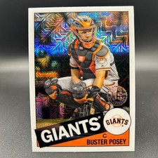 2020 Topps Chrome 1985 Baseball BUSTER POSEY Mojo Refractor #85TC-38 Giants