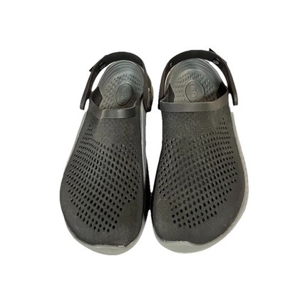 Crocs LiteRide 360 Clog Unisex Shoes Slip On Sandal Mens 7 Women's 9 Black Gray