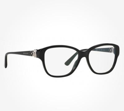 BVLGARI - womens eyeglasses - BV4089B 501 -  Black - Swarovski - 52mm - DIVA