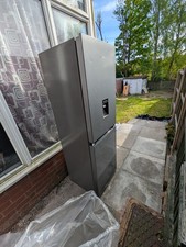 Fridgemaster Fridge Freezer with Water Dispenser – Grey – Excellent Condition