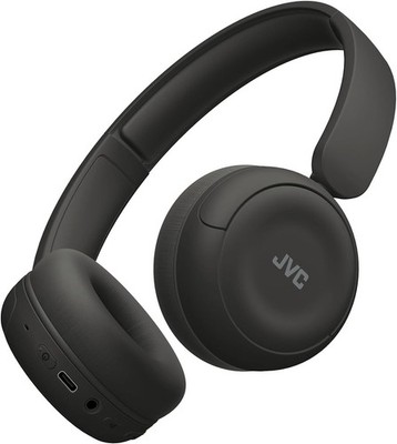JVC Wireless Bluetooth Headphones, 50H Battery, Foldable, Mic, Matte Black