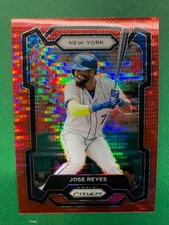 2024 Panini Prizm New York Mets Jose Reyes Red Pulsar Prizm 124/399