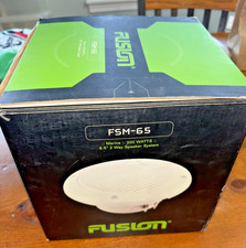 Fusion FSM- 65 Classic White Marine Speakers White 200watt pair NEW