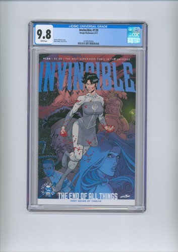Invincible #139 CGC 9.8 Image (2017) Low Print - Death of Anissa  Invincible 
