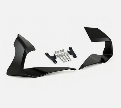 1pc ABS Front Spoiler Wing Aerodynamic Winglet Kit for 2024-2026 Kawasaki ZX-6R