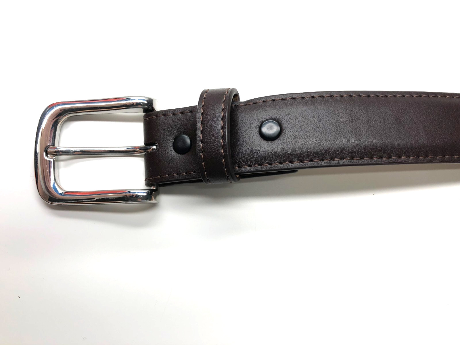 Nocona Belt Co. Dress Belt N1410802 Brown Mens Sz 36 Genuine Leather 1 1/8"